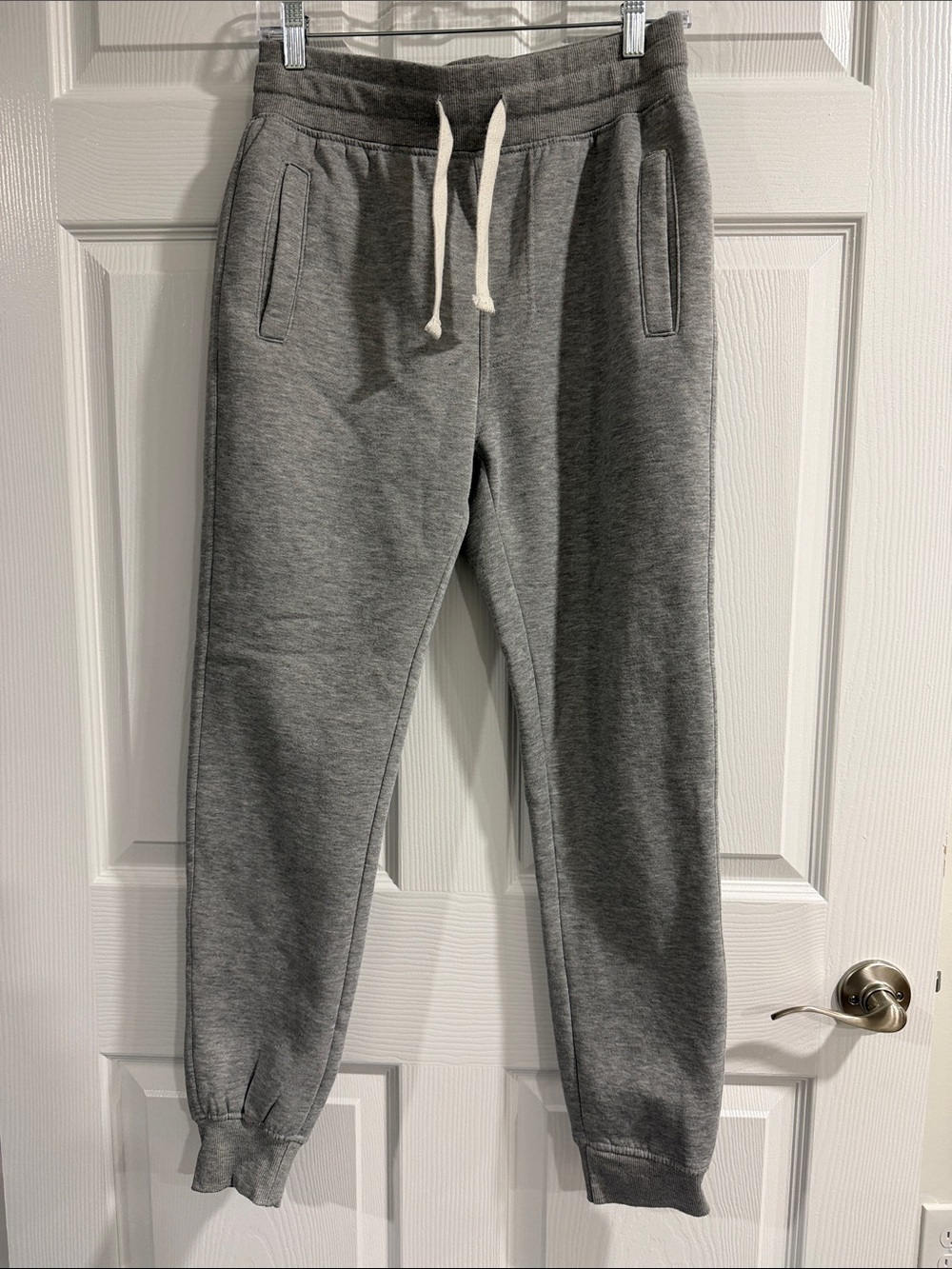 Essentials Light Grey Fleece-Lined Sweatshirt